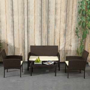 4-tlg. Sofa-Set mit Kissen von Wallace&Sacks