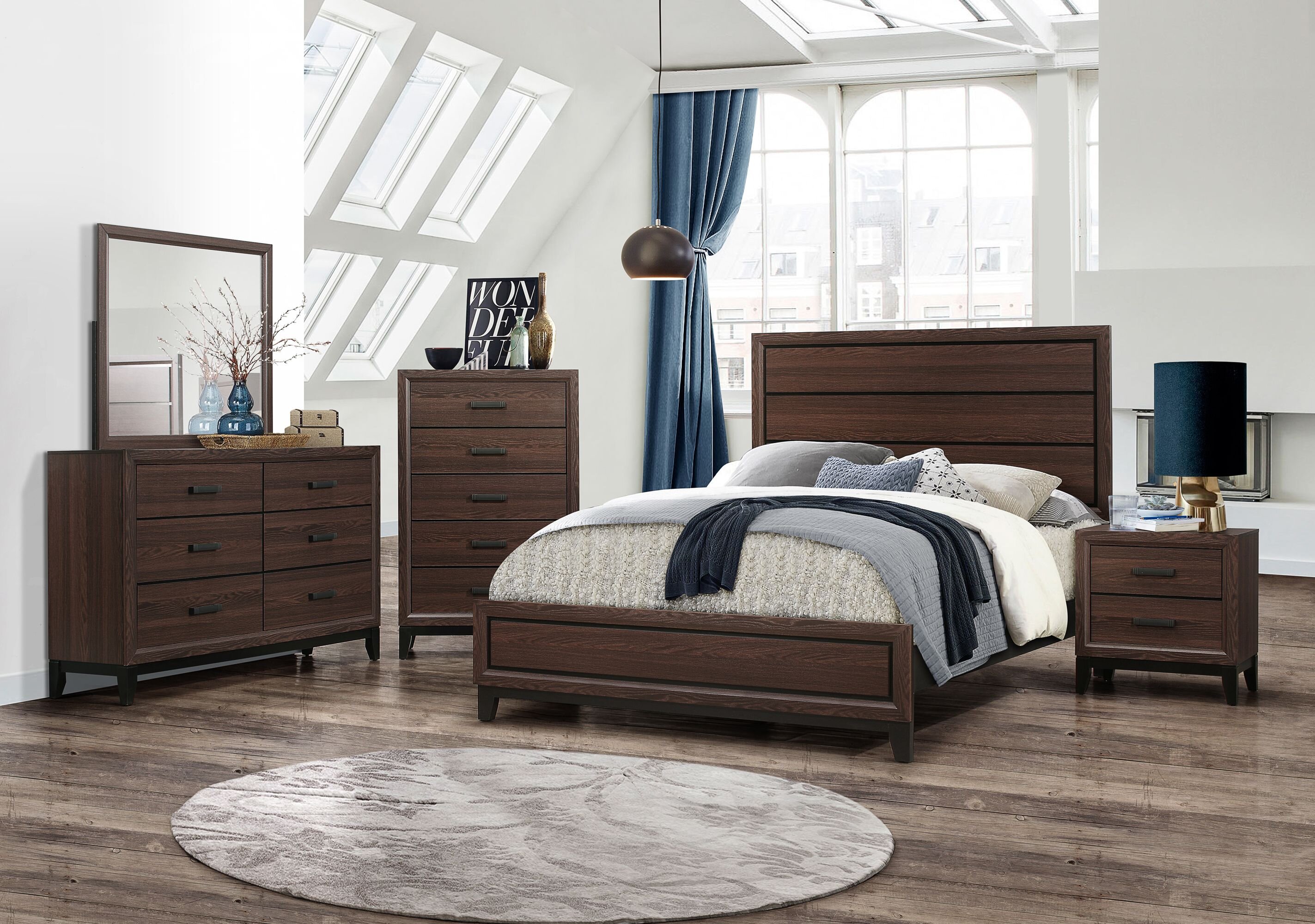 Union Rustic Downing Standard Configurable Bedroom Set | Wayfair