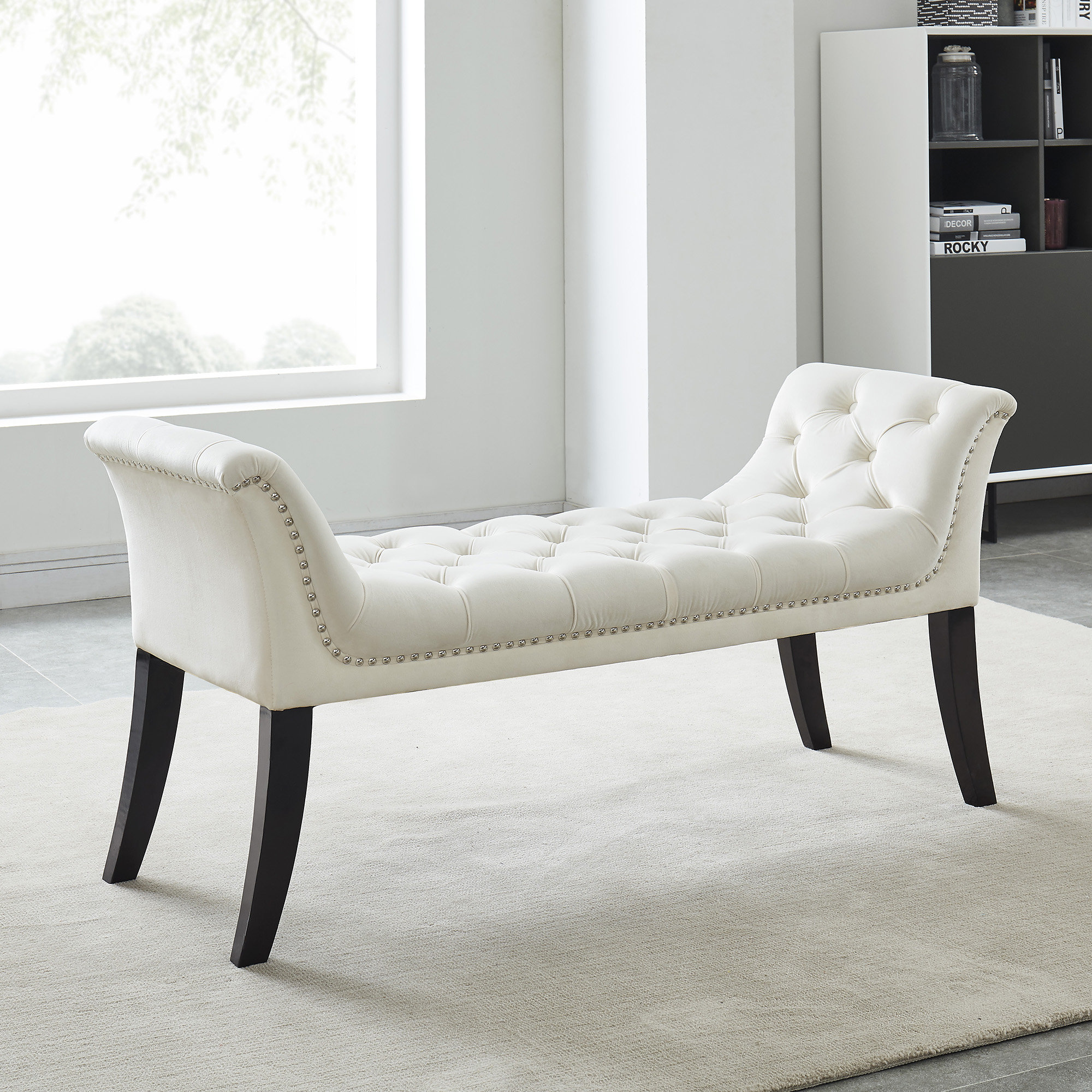 Melendy Velvet Upholstered Bench Reviews Joss Main