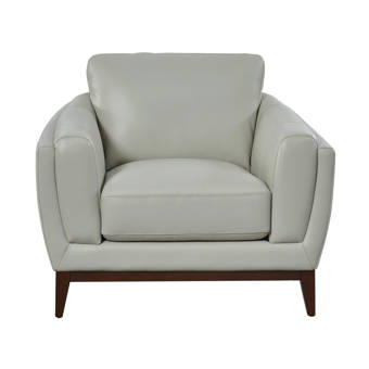 baskin fabric chair and ottoman