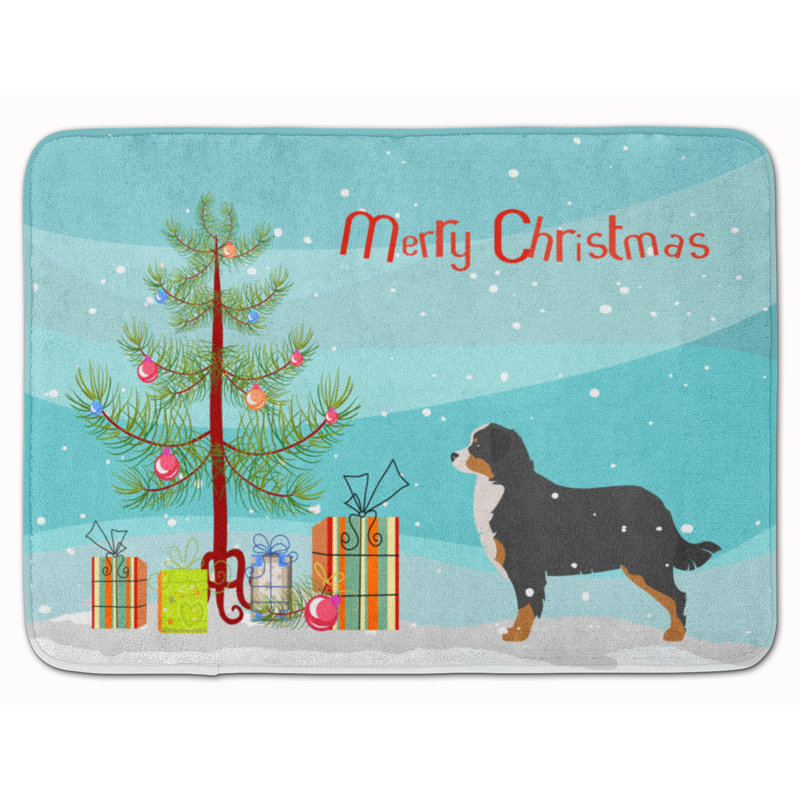 The Holiday Aisle Bernese Mountain Dog Christmas Tree Memory Foam