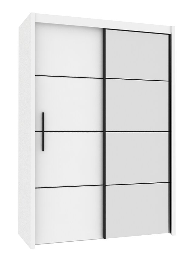 Metro Lane Luciano 2 Door Sliding Wardrobe Wayfair Co Uk