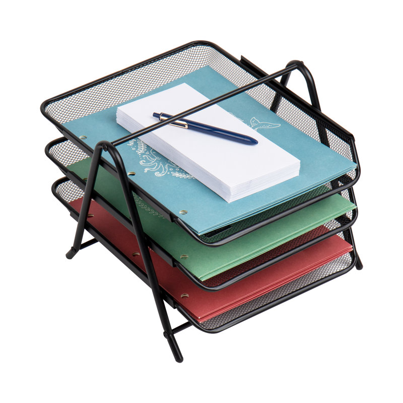 Mind Reader 3 Tier File Organizer | Wayfair