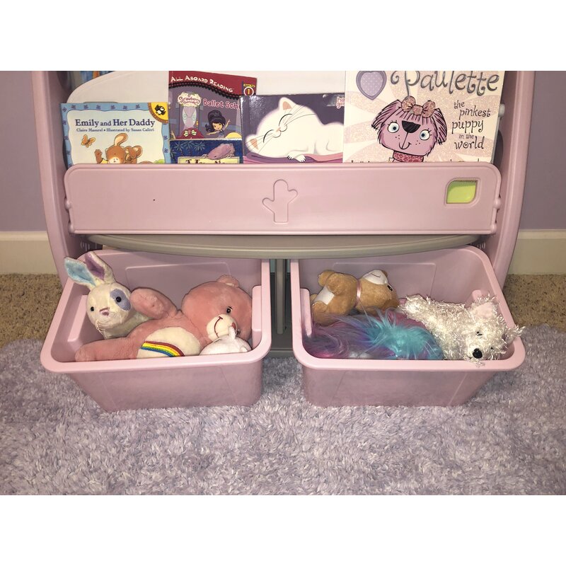 toy box with shelf