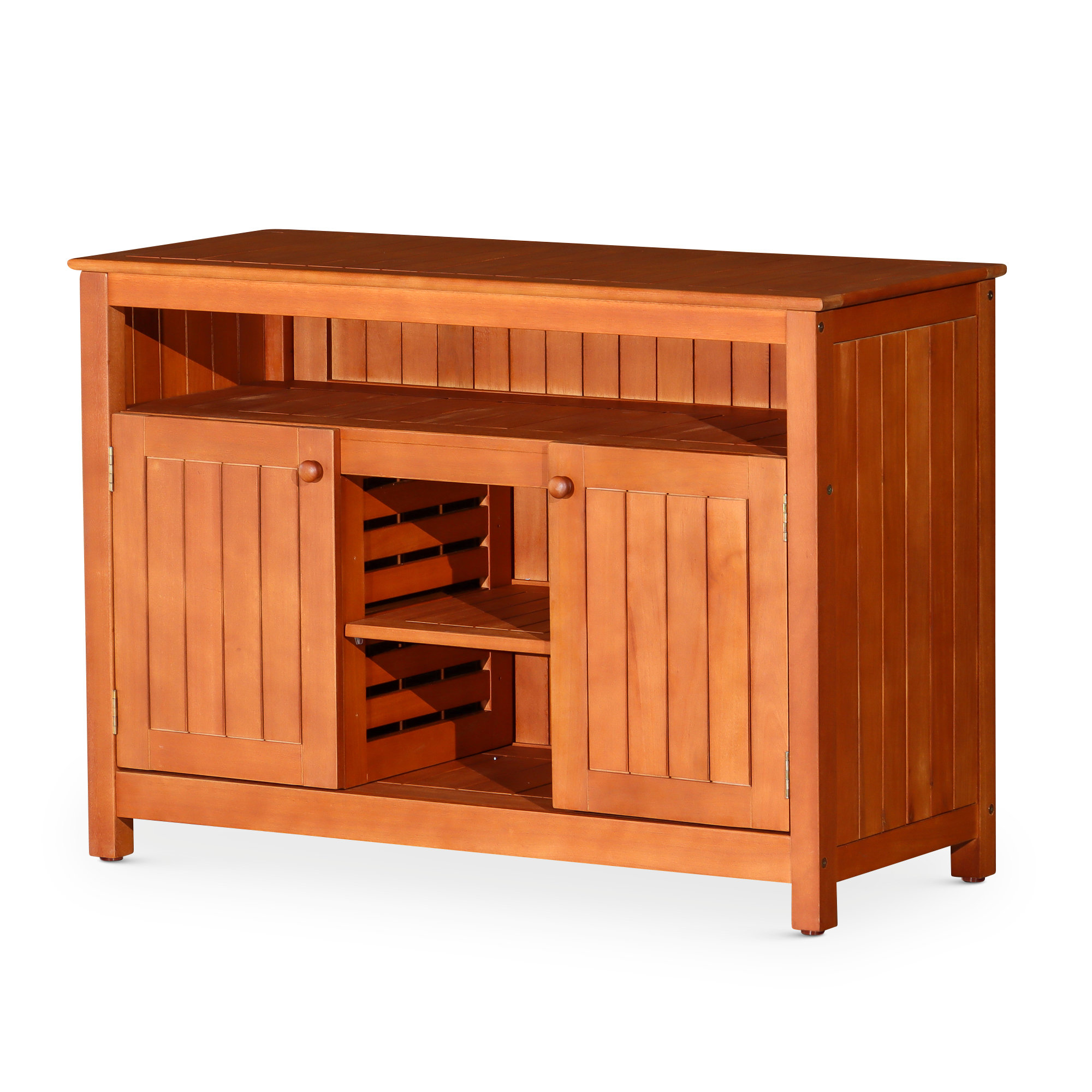 Red Barrel Studio® Colaluca Eucalyptus Outdoor Buffet & Console Table Wayfair