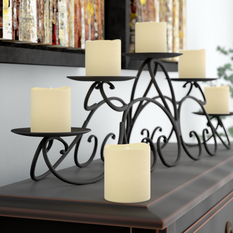 Charlton Home Battery Operated Mini Pillar Candle & Reviews Wayfair