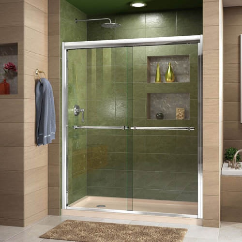 Dreamline Duet 48 X 74 75 Bypass Semi Frameless Shower Door