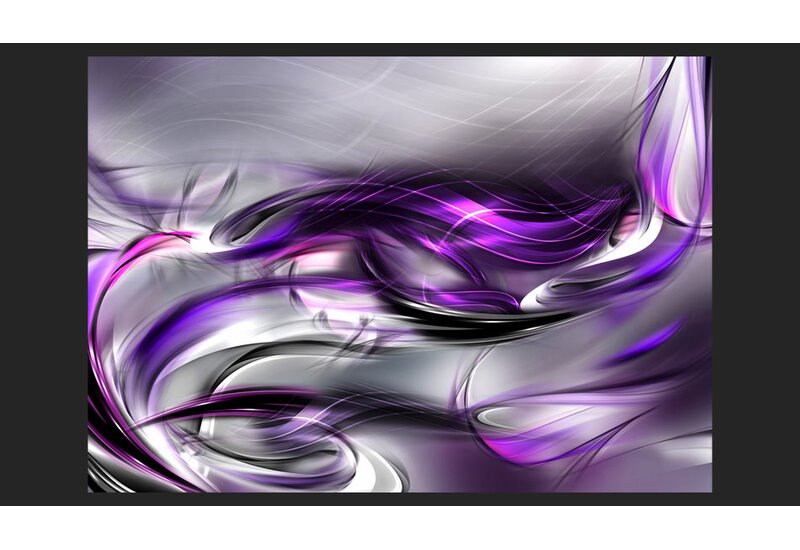 Brayden Studio Purple Swirls 210cm x 300cm Wallpaper ...