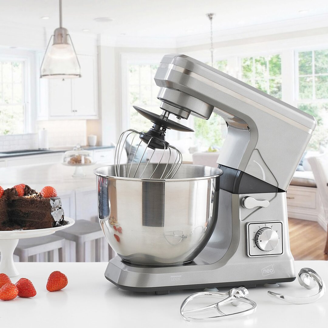 6-Speed 5L Stand Mixer gray