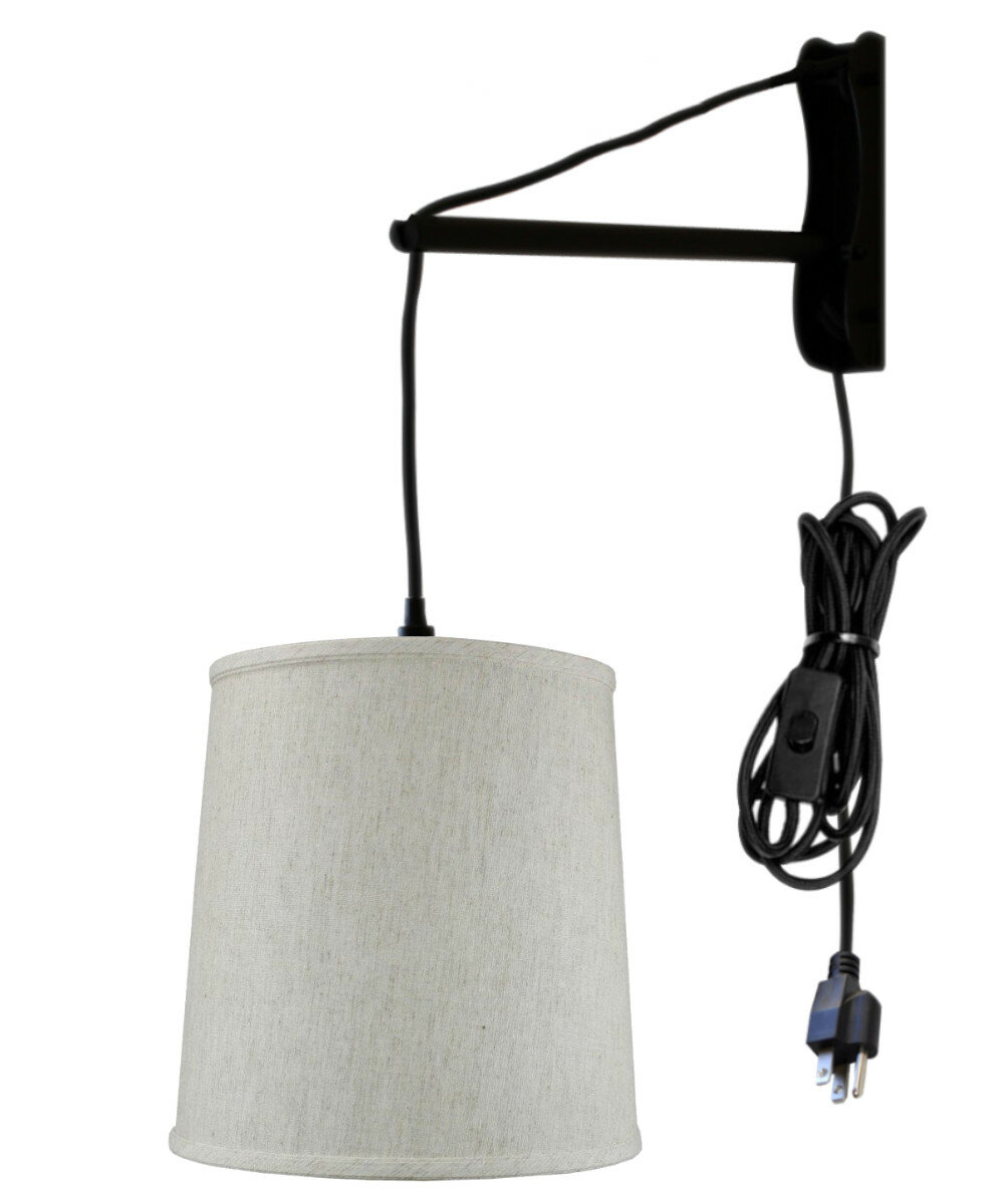 Schoenberg Mast Wall Mount 1 Light Plug In Armed Sconce