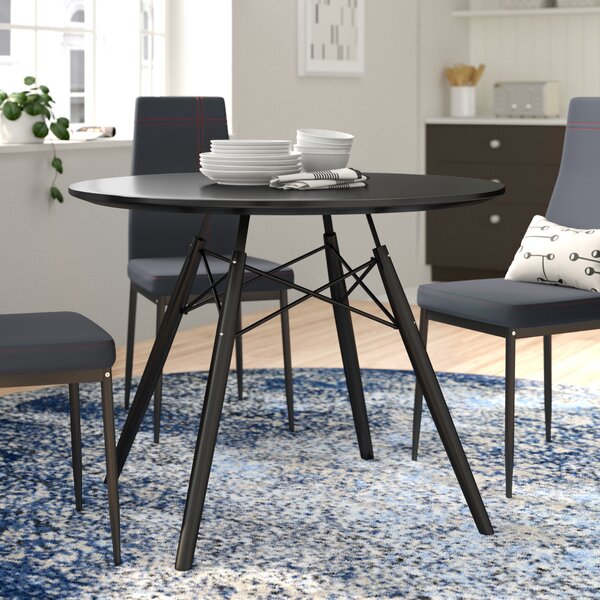 Cross Leg Round Dining Table Wayfair