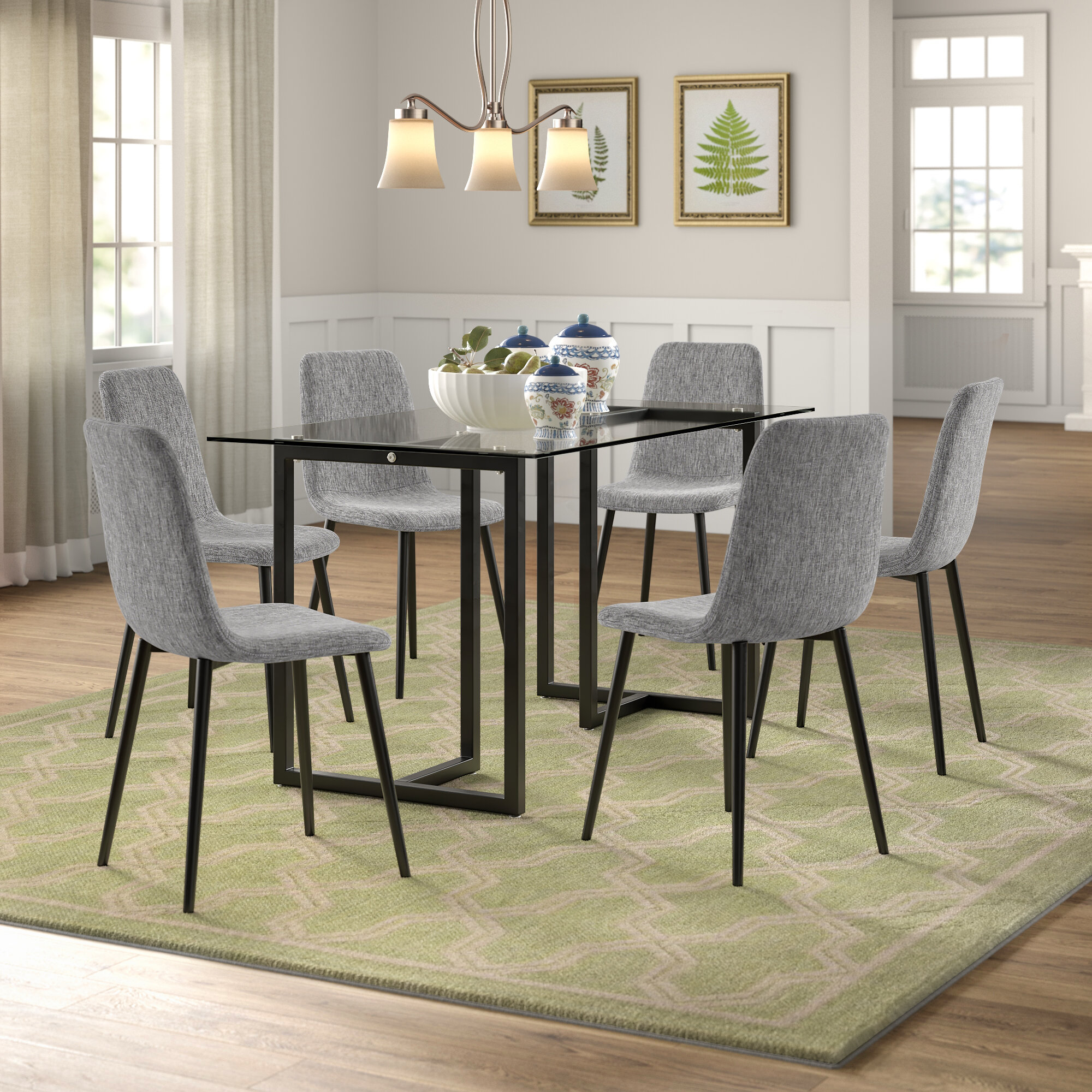 6 people dining set