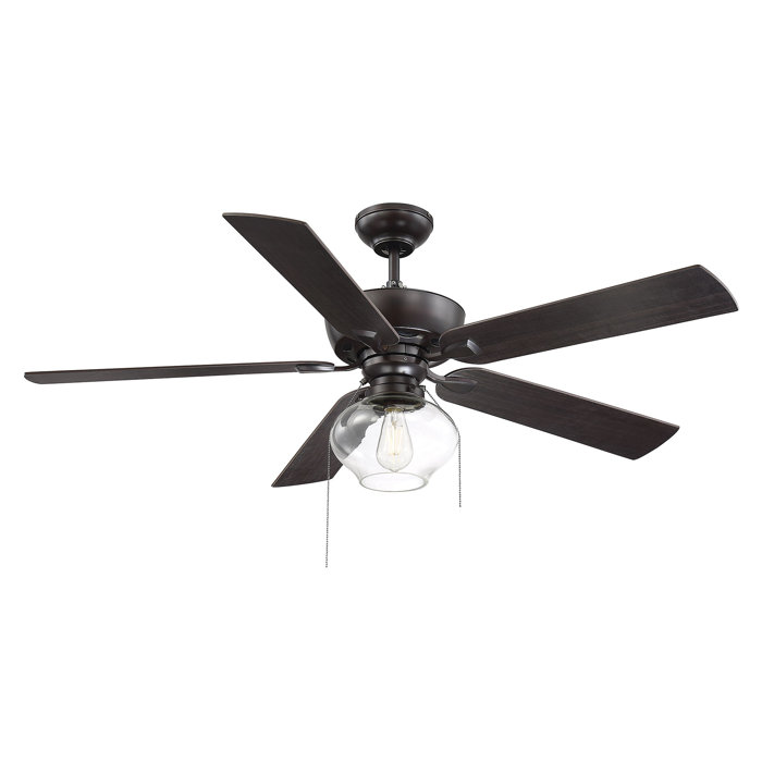 52 Lundy 5 Blade Ceiling Fan Light Kit Included