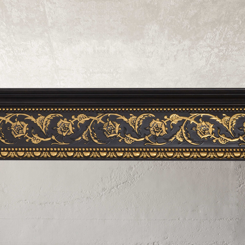 Art Frame Direct Floral on Wood Tone 6&quot;H x 94&quot;W x 1 3/4&quot;D
