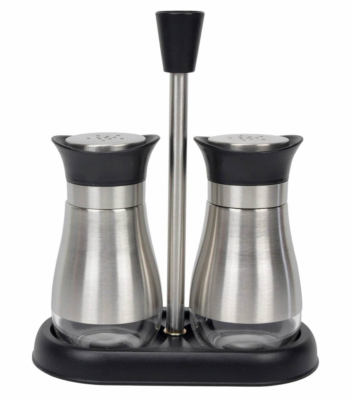 Evelyne GMT-10025 Stainless Steel Salt and Pepper Shakers Set for Home Kitchen and Dinning Table 