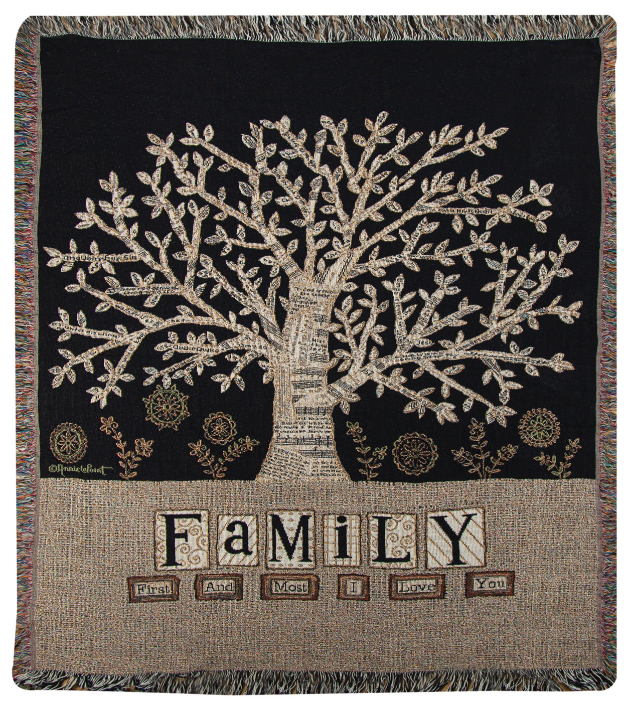 Manual Woodworkers /& Weavers Tapestry Throw 50 x 60 Serenity Prayer