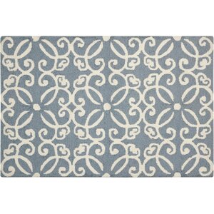 Northampton Hand-Woven Blue/Ivory Area Rug