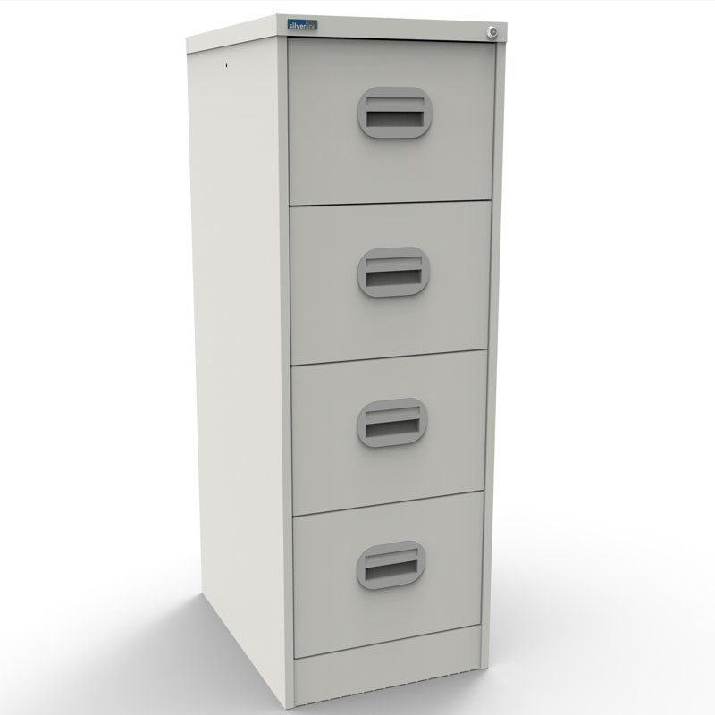 Symple Stuff Foolscap Steel 4 Drawer Filing Cabinet Wayfair Co Uk