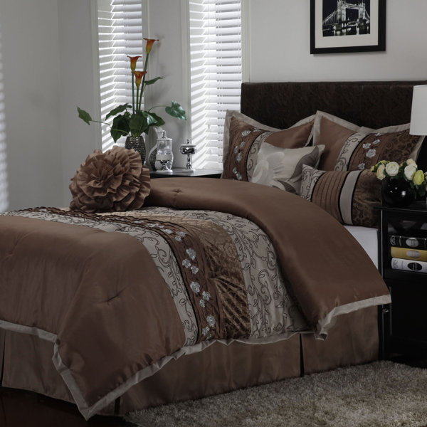 Nanshing America, Inc Riley 7 Piece Comforter Set & Reviews Wayfair