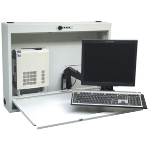White Floating Desks You Ll Love Wayfair Evo Articuklating Informatics Work Station Floating Desk
