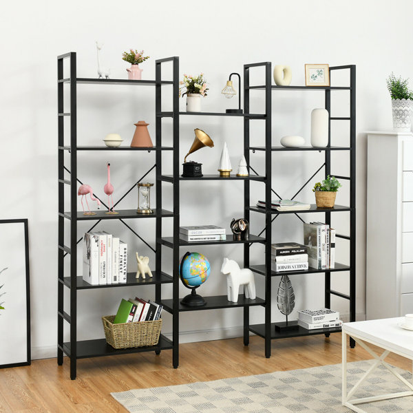 Large Corner Bookcase 17 Stories Wayfair Ca