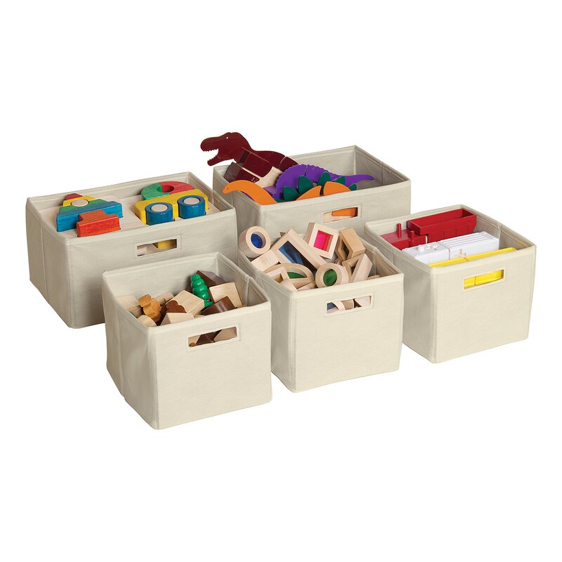 fabric toy storage bins