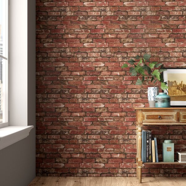 Embossed Brick Wallpaper Wayfair Co Uk