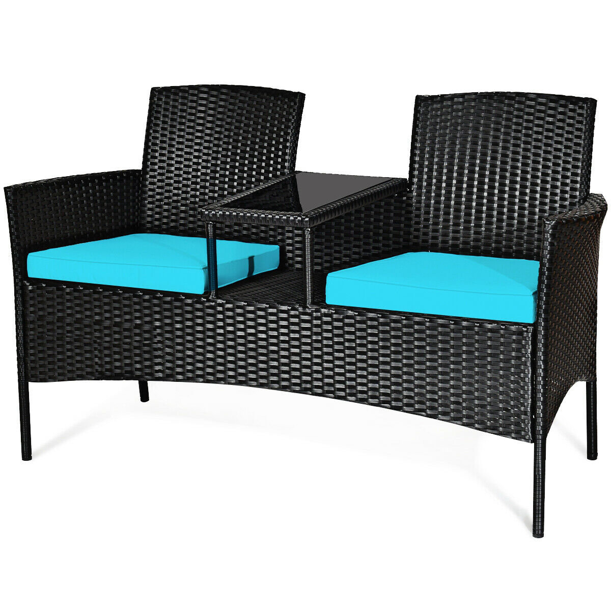Garden & Outdoors Garden Furniture Sets Rattan TeteATete Companion