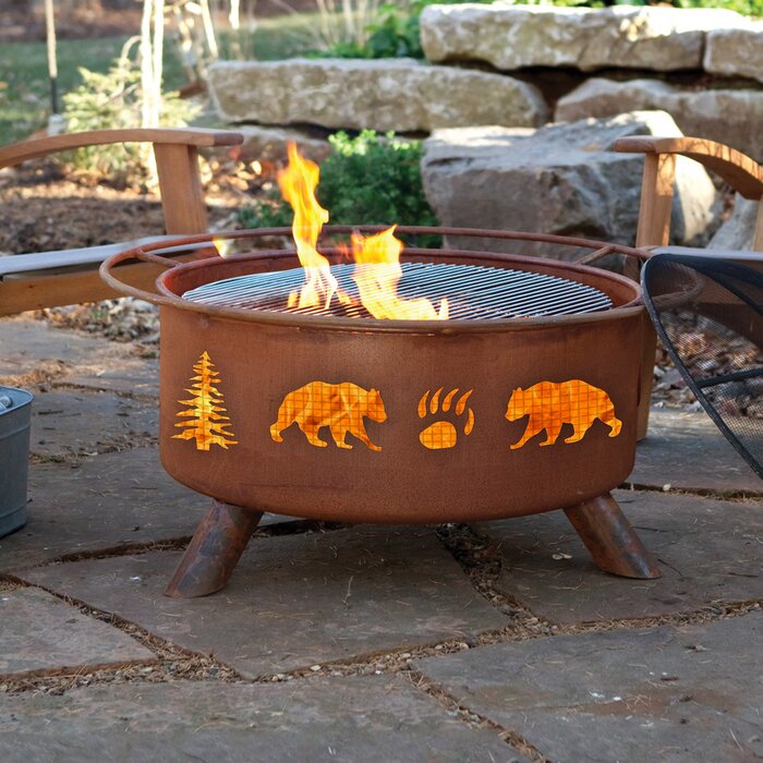 Millwood Pines Jardine Steel Wood Burning Fire Pit Reviews