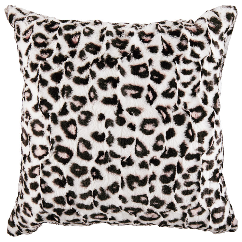 Betsey Johnson Leopard Faux Fur Throw Pillow Wayfair