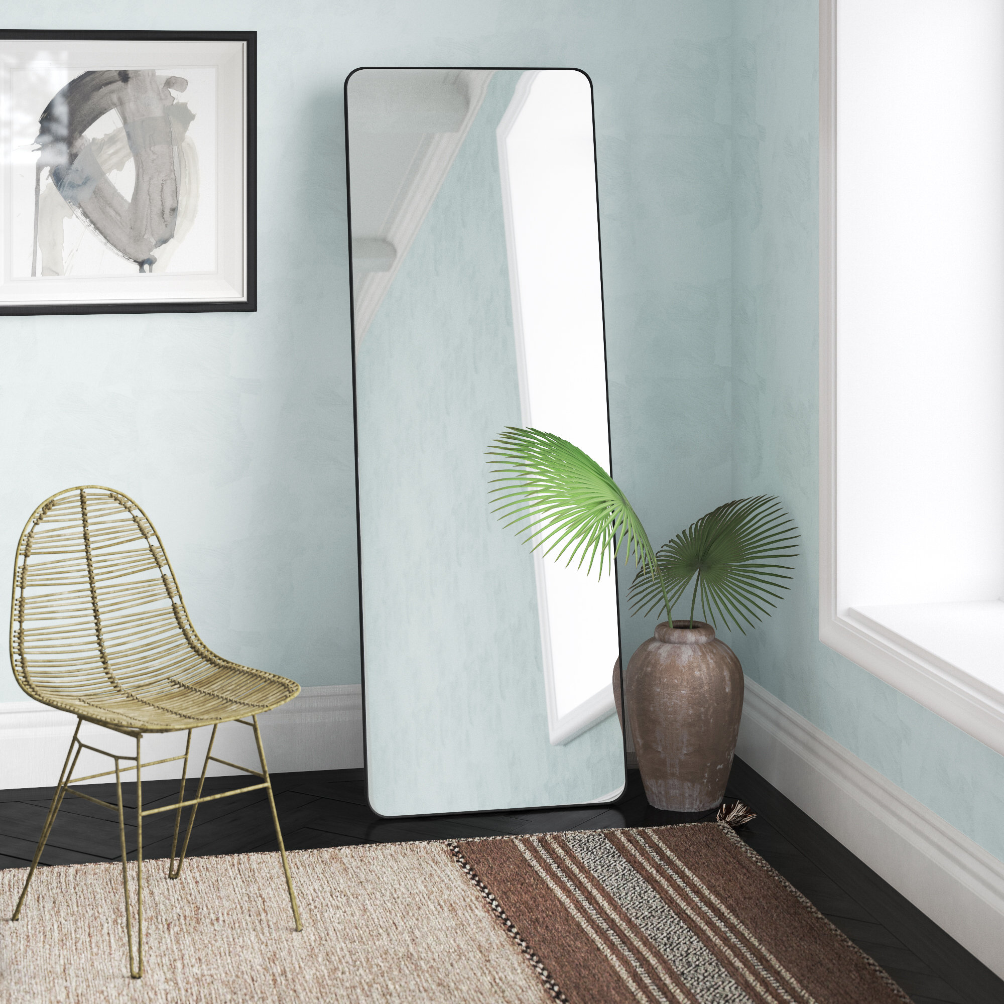 Aydden Glam Beveled Full Length Mirror Joss Main