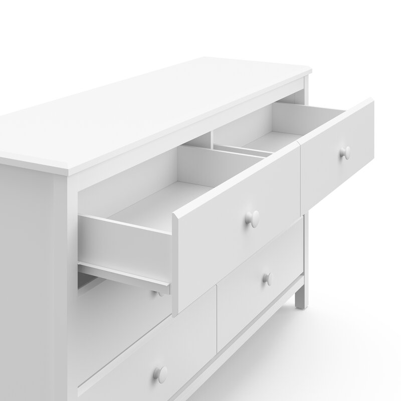 storkcraft alpine 6 drawer dresser