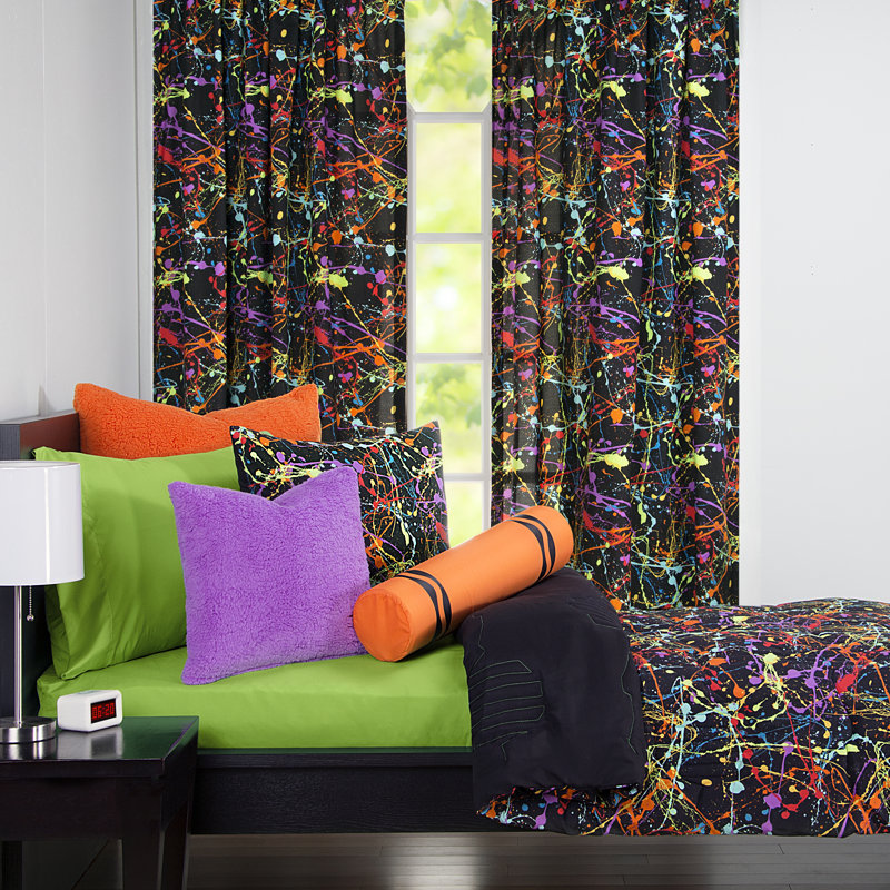 Crayola Neon Splat Reversible Comforter Set Reviews Wayfair