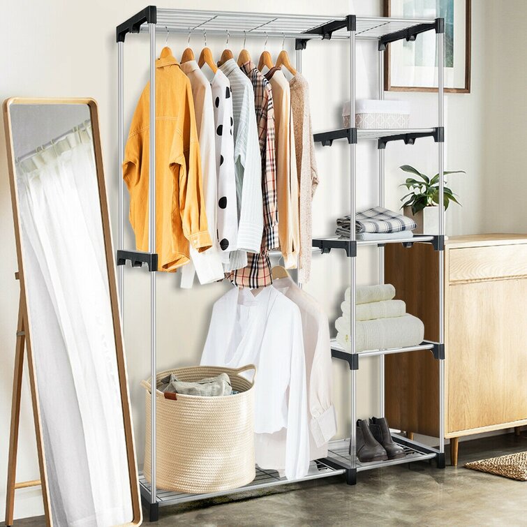 Rebrilliant Mckeown 46 Clothes Rack Wayfair