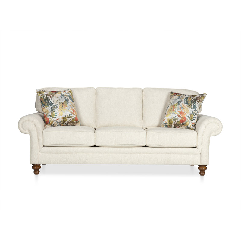 Stone Leigh Furniture Larissa Chenille 88 Rolled Arm Sofa Larissa Chenille 88 Rolled Arm Sofa