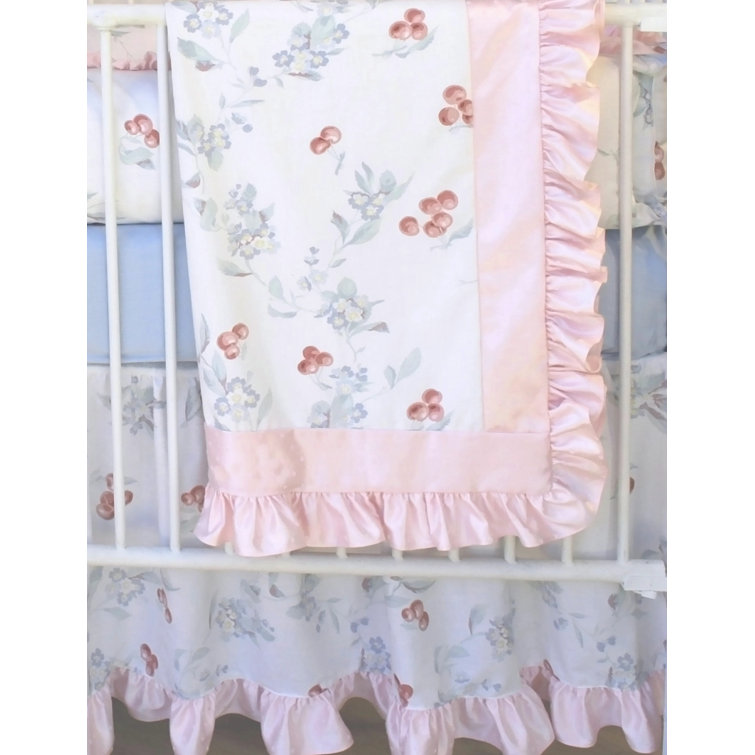 cherry blossom crib bedding set