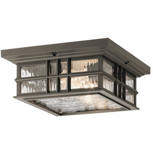 Best Howard Beach Square 2-Light Outdoor Flush Mount By Latitude Run Outdoor Lighting Howard Beach Square 2-Light Outdoor Flush Mount By Latitude Run Outdoor Lighting