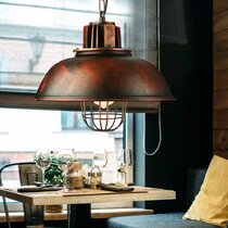 Loft 3//5 Light Metal Rod Hanging Lamp with Geometric Iron Frame Dining Room Chandelier Cable Adjustment 5 Head Light-2