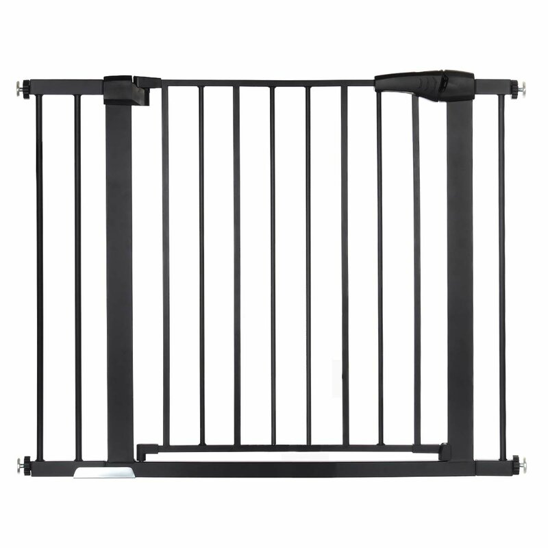 black stair gate