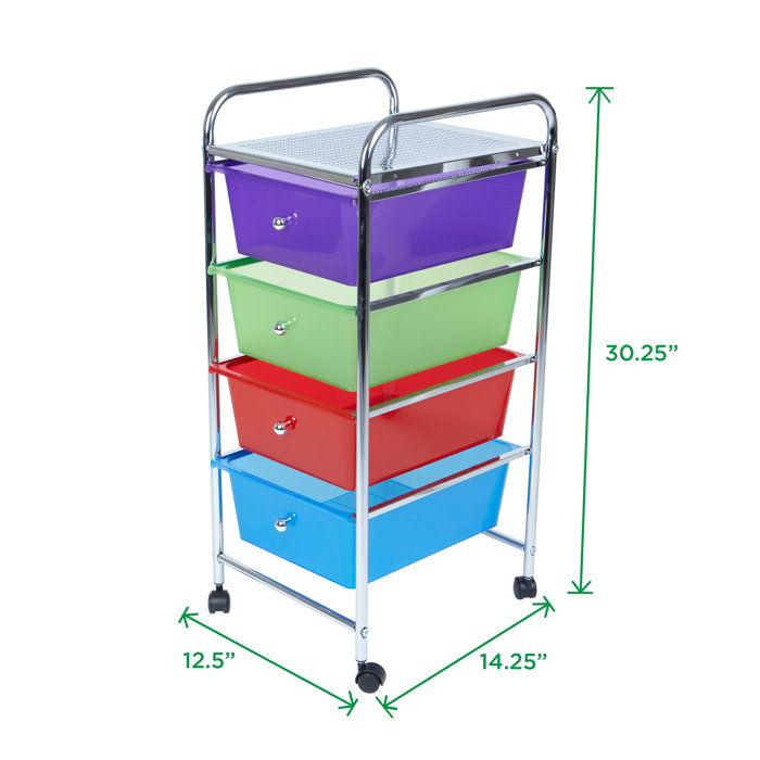 Mind Reader This Storage Trolley Utility Cart Wayfair Ca