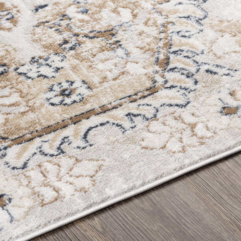 World Menagerie Brevyn Performance Ivory Rug & Reviews | Wayfair