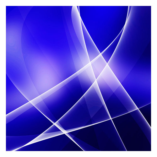 Memory in Blue 2.88m x 2.88m Textured Matte Peel & Stick Wall Mural East Urban Home
