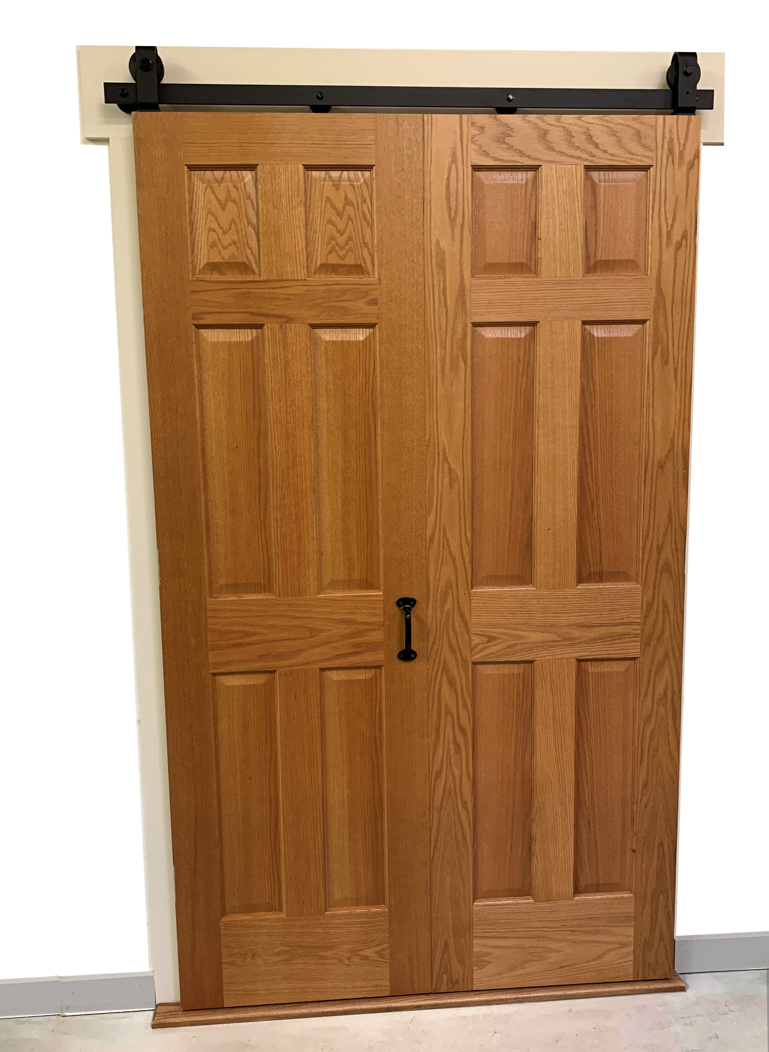 Quiet Glide BiFold Top Mount Sliding Standard Single Track Barn Door