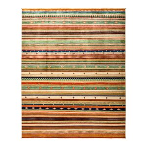 One-of-a-Kind Lori Hand-Knotted Multicolor Area Rug