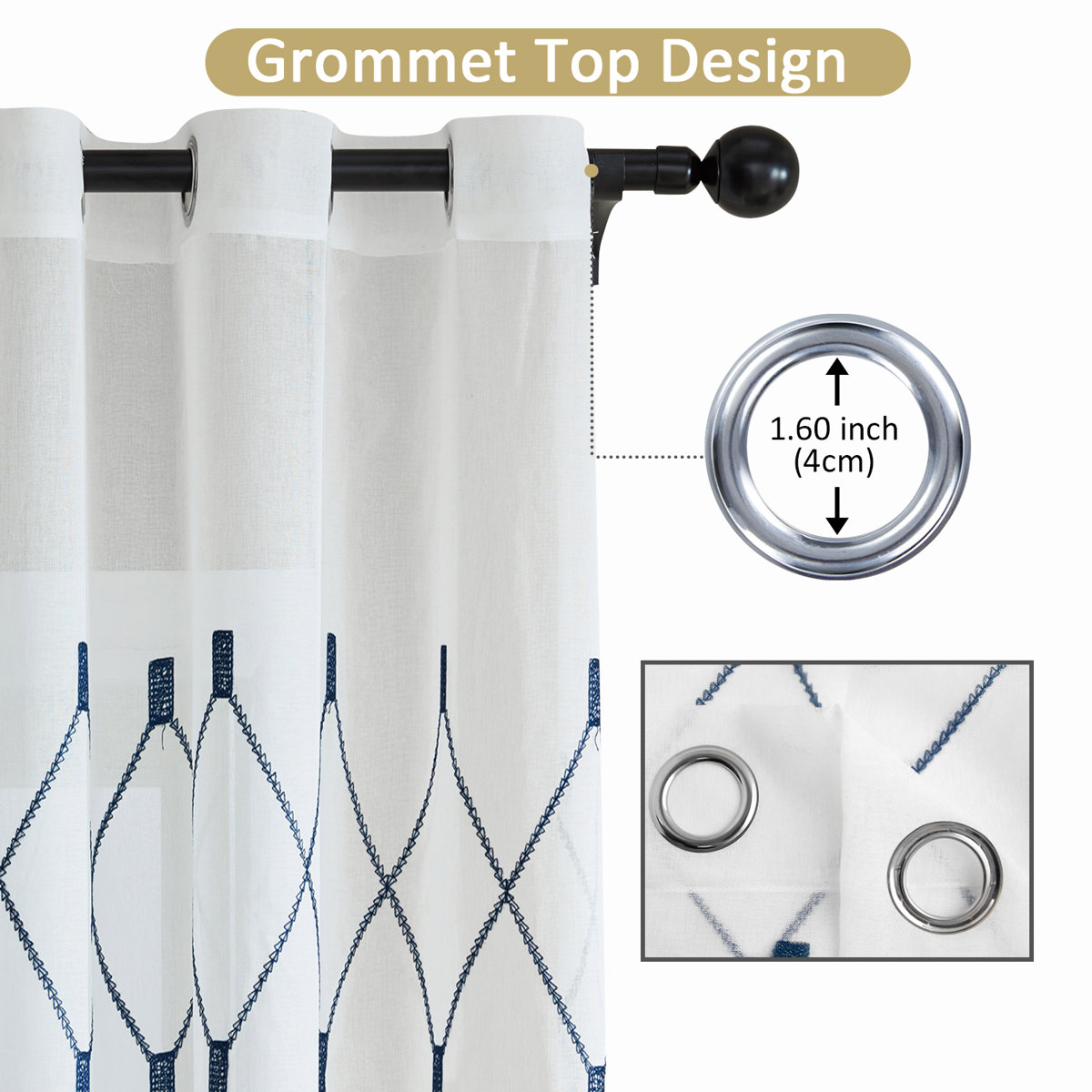 Topfinel Polyester Curtain & Reviews | Wayfair