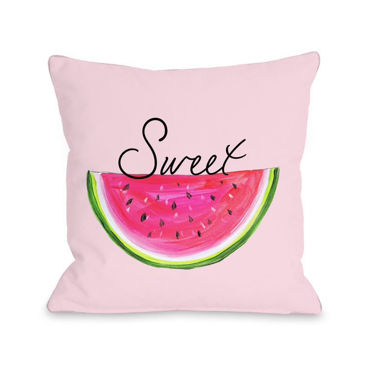 watermelon throw pillow