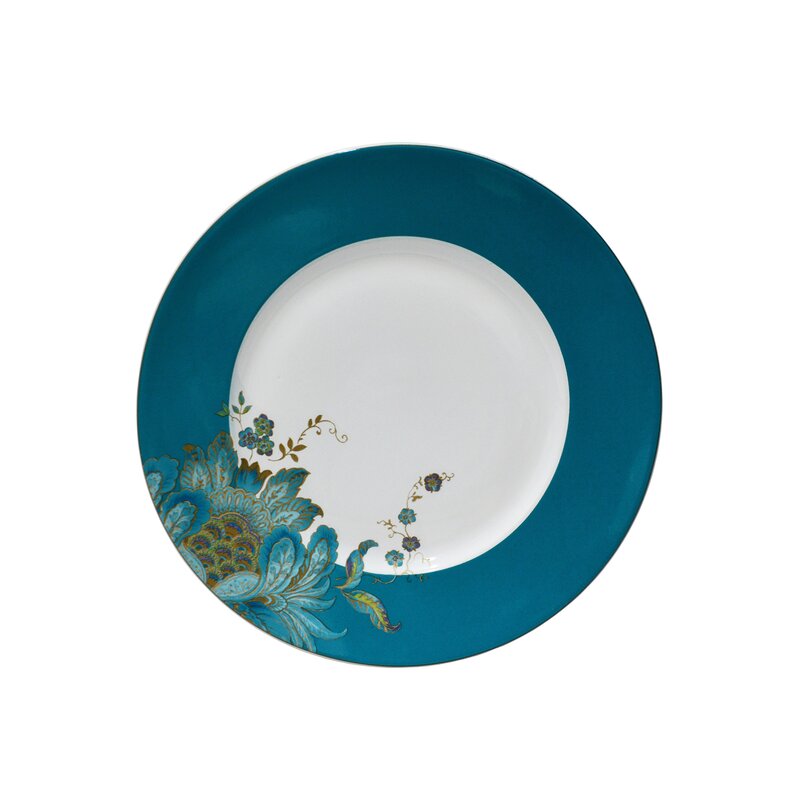 teal plate set