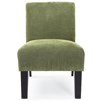 Wrought Studio Arrandale Slipper Chair Upholstery Color Green