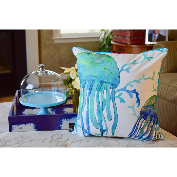 Highland Dunes Honora Jellyfish Throw Pillow Wayfair