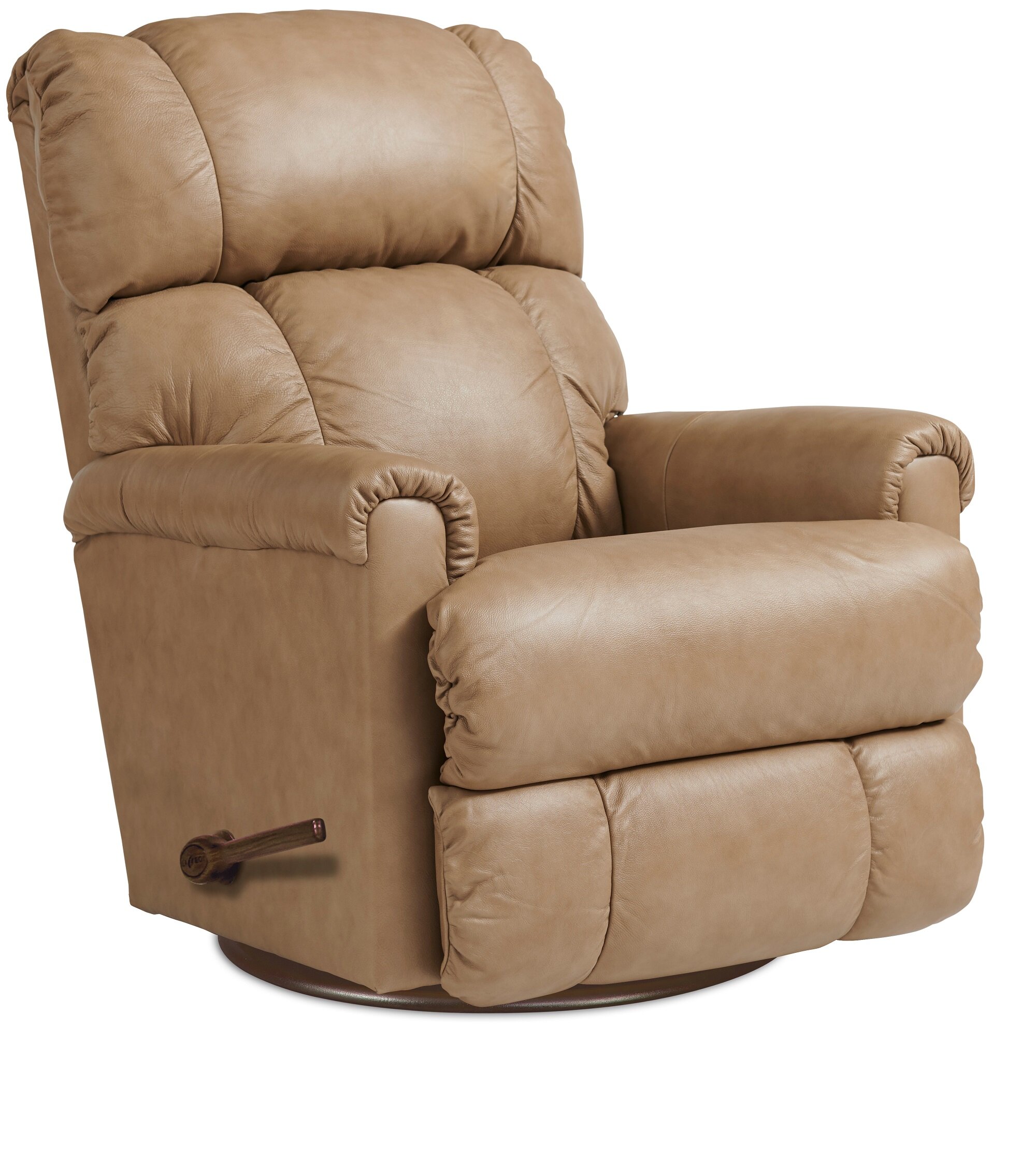 LaZBoy Pinnacle Leather Match Gliding Rocking Recliner & Reviews